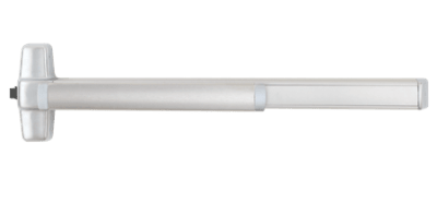Von Duprin EL98EO 4 32D Grade 1 Rim Exit Device, 48" Length, Exit Only, Less Dogging, Electric Latch Retraction, Satin Stainless Steel Finish, Non-Handed