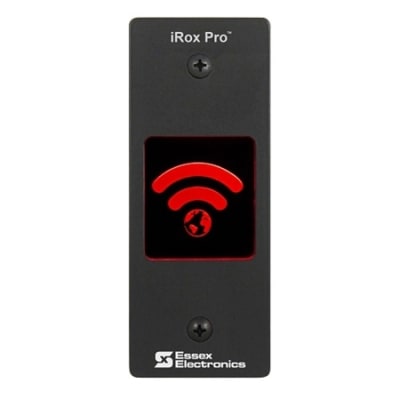 Essex IRXO-1B iRox Narrow High Frequency Reader with iCLASS SE, Wiegand/OSDP, Black Faceplate