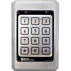 Essex K1-34S K1 Series 12-Pad 3x4 Keypad Access Controller, Stainless Bezel