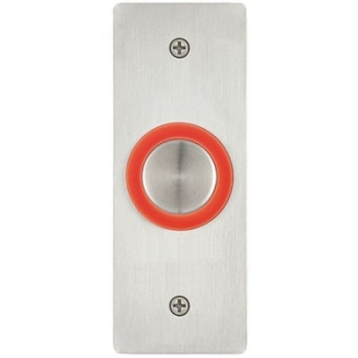 Essex PEB-1SBLANK PEB Series Narrow Piezoelectric No Graphics Switch, Stainless-Steel Faceplate