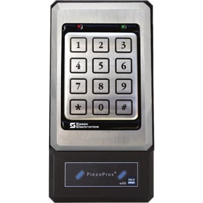 Essex PPH-163-KN PiezoProx HID Proximity Reader with Bit Word Keypad, Black Bezel
