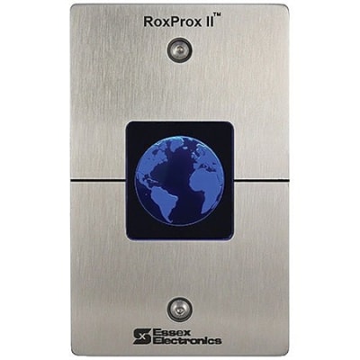 Essex PRX2-2S RoxProx II 125kHz Single Gang Proximity Card Reader, Stainless Faceplate