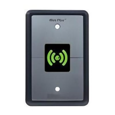 Essex IRXP-2S-LRB iRox Plus Series Single Gang Reader, 13.56 MHz + 125 kHz multiCLASS SE, Ligature Resistant Bezel, Stainless Steel