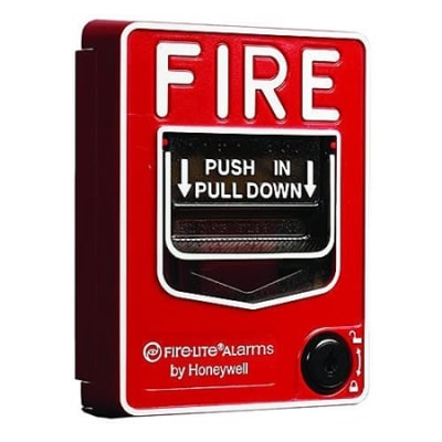 Fire-Lite W-BG12LX SWIFT Wireless Addressable Pull Station, Includes CR123A Batteries