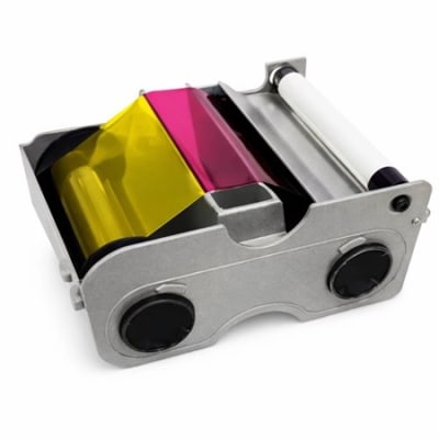 HID FARGO 045030 YMCKO Ribbon Cartridge, 250-Print