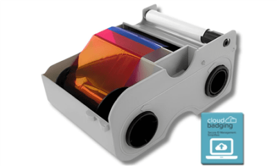 HID FARGO 045141 YMCKOK Cartridge with Cleaning Roller, 250 Images