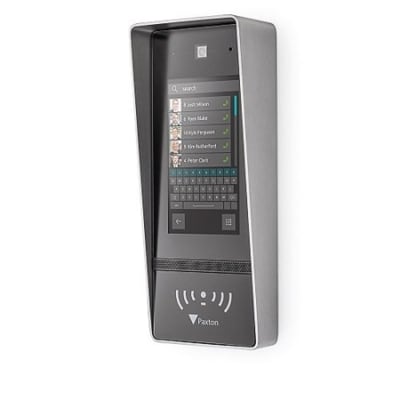 Paxton 337-610-US Entry Touch Panel, Surface Mount with Rain Hood Door Entry System for Standalone Net2 or Paxton10