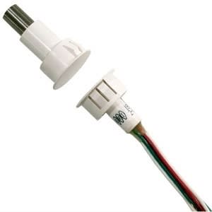 GRI 195-12WG 3/4" Steel Door Recessed Switch Set, Wide Gap, 5W, 175VDC, 0.25 Amp, DPDT, X 2, Brown