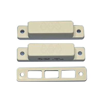 GRI 28A-B Surface Mount Magnetic Reed Switch Set, Closed Loop, Standard Gap up to 1", Concealed Terminals, Brown