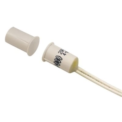 GRI 40RS-12-W 3/8" Miniature Recessed Switch Set, Standard Gap 1/2"+, Open/Closed Loop, SPDT, Reed Form C, 5W, White