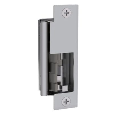 HES 8500-12/24D-630 Electric Strike Body, Fire-Rated, Compact, 12/24VDC, 0.24/0.12A, 5/16" Depth, Satin Stainless Steel, for 8500 Series Electric Strike