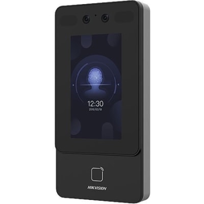 Hikvision DS-K1T342DWX Value Series MinMoe Facial Recognition Terminal with LCD Touch Screen, 2MP Wide-Angle Lens, Black