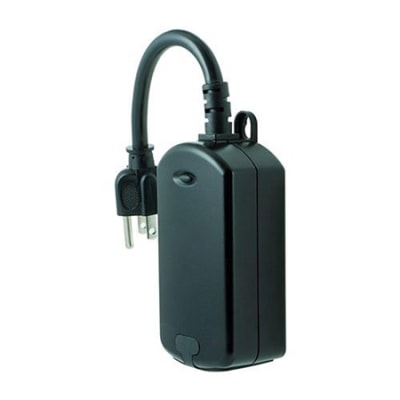 Honeywell Home Z5SWPIO Z-Wave Plus Plug-In Outdoor Switch, Black
