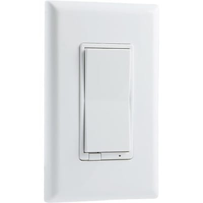 iDevices IDEVZ01DW ZWave Enabled RF Decorator Switch 960W Incandescent, 1800W CFL/LED, 15A, 120VAC, White