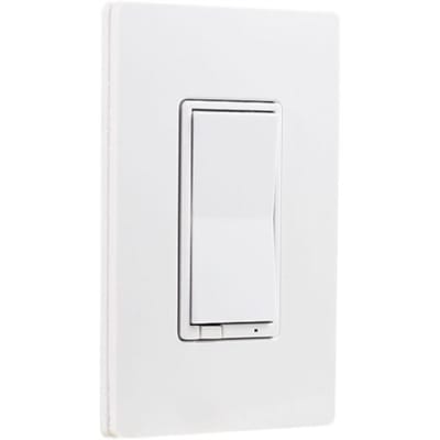 iDevices IDEVZ05DW ZWave Enabled RF Decorator Dimmer 600W Incandescent, 300W CFL/LED, 120VAC, White