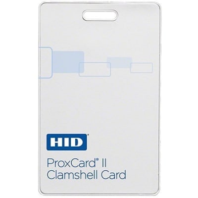 HID 1326LGSMV-PACK25-110315 HID 1326LGSMV ProxCard II 1326 Clamshell Smart Card, Programmed, Glossy Front, Logo Back, Matching Numbers, Vertical Slot, 25-Pack, (Replaces 1326LASMV)