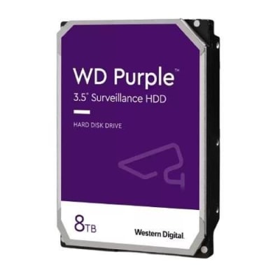 Western Digital WD84PURZ Purple Surveillance Hard Drive, 8TB