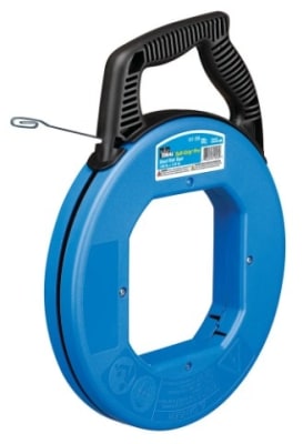 IDEAL 31-056 Fish Tape, 120', Formed Hook, Blued Steel