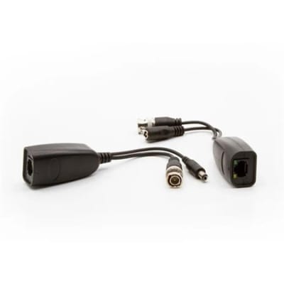 Triplett HDB-PVRJ45PT2 High Definition 5MP Video and Power Balun, 1-Pair