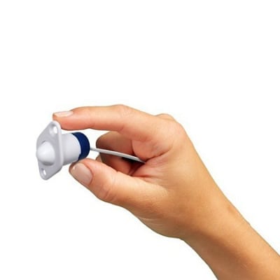 Nascom PLUNGER 2GIG Recessed 3/4" iON Plunger Wireless Transmitter 2GIG Compatible, White