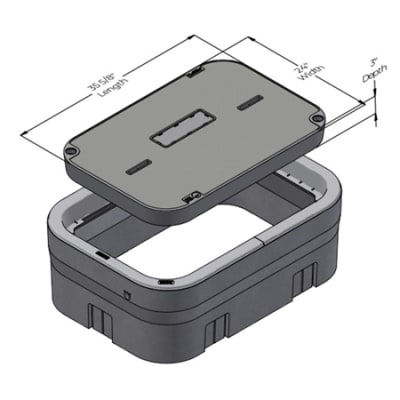 200087565 underground pull box 24 x 36 x 12