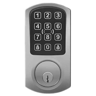 ProdataKey RLDBPKS PDK Red Wireless Deadbolt Lock, Satin Chrome