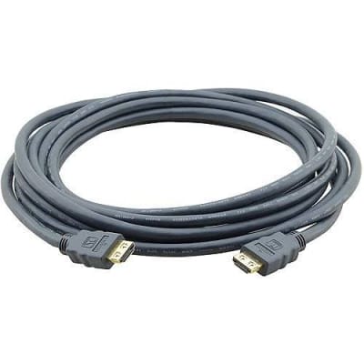 Kramer C-HM/HM-15 Premium High-Speed HDMI (M-M) Cable, K-Lock Connectors, 4K at 60Hz (4:4:4) Resolution, 15'