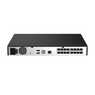 Alarm.com ADC-CSVR2016P-2X12TB Pro Series 16-Channel at 4MP Commercial Stream Video Recorder, 24 TB, Black