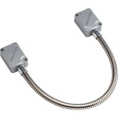 Locknetics DC-HD-16 Heavy Duty Door Cord with Aluminum Boxes, 16", Stainless Steel Cable
