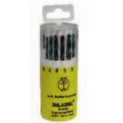 L.H. Dottie Drill Set, Jobber Length, 1/16-Inch to 1/4-Inch by 64th, 13-Piece