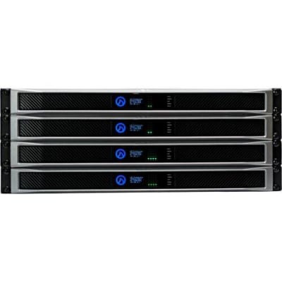 2 Channel x 350 watt @ 4???, 8???, 70V and 100V per channel. Internal DSP w/ Crossovers and Dante, IoT Device with built in Wi-Fi Hotspot, Wi-Fi or FAST Ethernet connectivity and Highly Efficient Power Supply with Class D Output Stage
