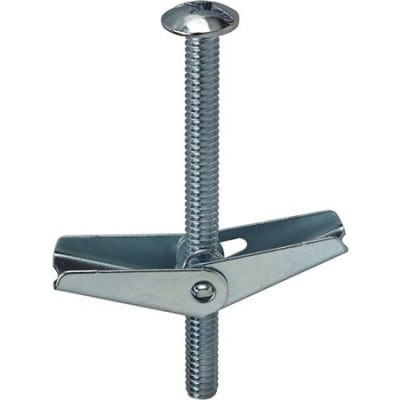Dottie TBC364 3/16" 4" Phillips/Slotted Mushroom Head Toggle Bolt, 50-Pack