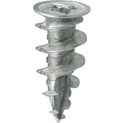 Dottie WD8 Zinc Alloy Walldriller Anchor, 1-1/4", 100-Pack