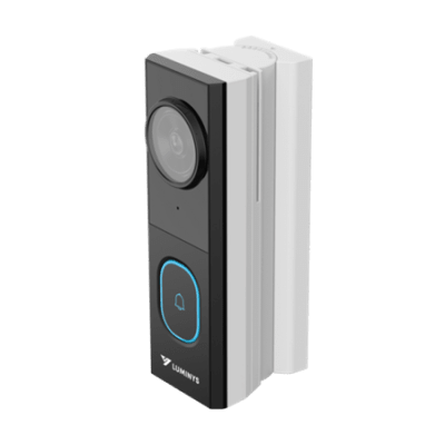 Luminys DW401-CW01 4MP Wired Video Doorbell Kit, IR 10.1m (33'), Built-In Microphone and Speaker