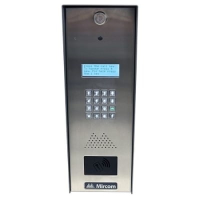 Mircom TX3-2000-4UR-C TX3 Reinforced Slim Line Voice Access System