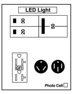 Midwest VPKJHAUT Head Only and Galvanized Steel Post, 100A