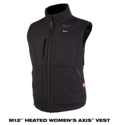 Milwaukee MIL 334B-21L M12 Women'S Heated Axis Vest - Black - L