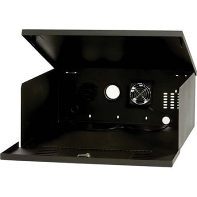 Mier BW-200 Indoor Fan-Ventilated Lockbox, 20" 8" 20", Black