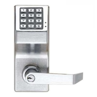 Alarm Lock DL2700-26D Trilogy T2 Standalone Push Button Cylindrical Lock, Satin Chrome