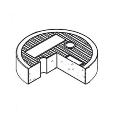 1008750 round concrete lid reinforced diameter: 87