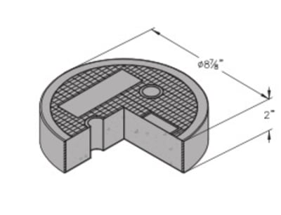 1008790 lid marked ground rod