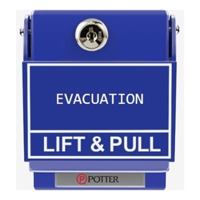 Potter 1000614-16 RMS-1T-LP-KL Evacuation System, Blue