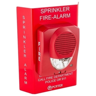 Potter SASH-120 Sprinkler Alarm Select-A-Strobe / Horn / Sign Combination