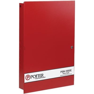 Potter PSN-1000 Series 10A Intelligent Notification Power Extender, Red