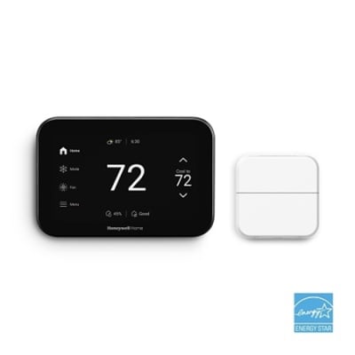 Honeywell Home YTHX1200B6/U ElitePro S1200 Thermostat IAS Kit, Black