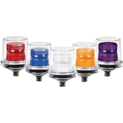 Federal Signal 224XST Electraray Supervised Hazardous Location Strobe Light, 24VDC, 4-Wire, In-Rush Limited, Red