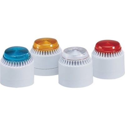 Federal Signal LP7 StreamLine Low Profile Combination Sounder Strobe, 18-30VDC, Blue