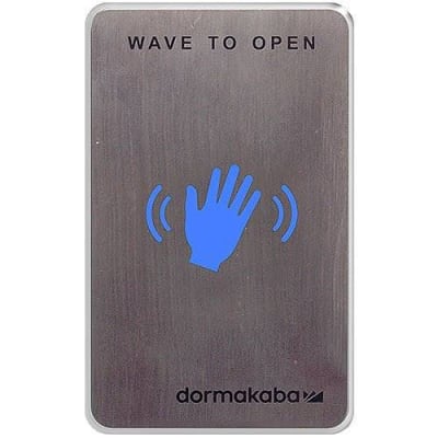 RCI 910TC Touchless Wave to Open Switch with Waving Hand, Stainless Steel