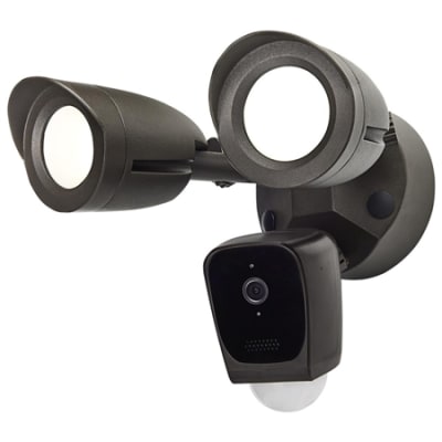 65902 20w led security light camera brown