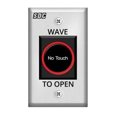 SDC 474U 470 Series No Touch WAVE-TO-OPEN Switch, SPDT, Single Gang Plate